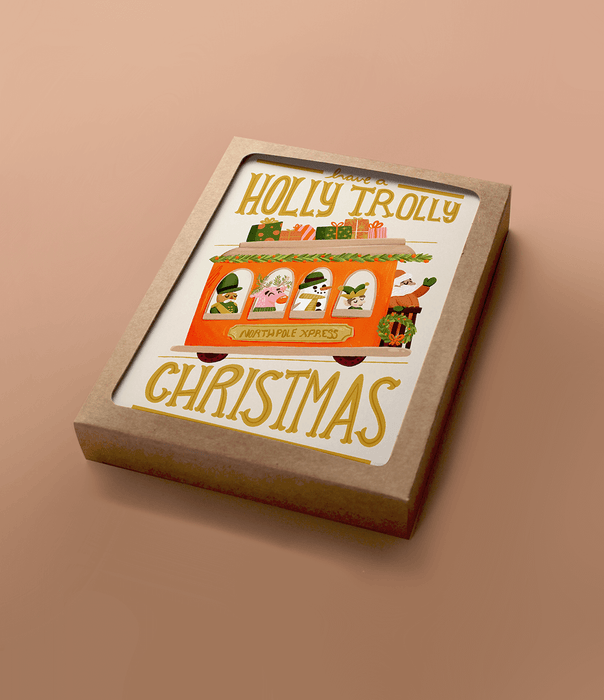 Holly Trolly Christmas, Boxed Set of 8