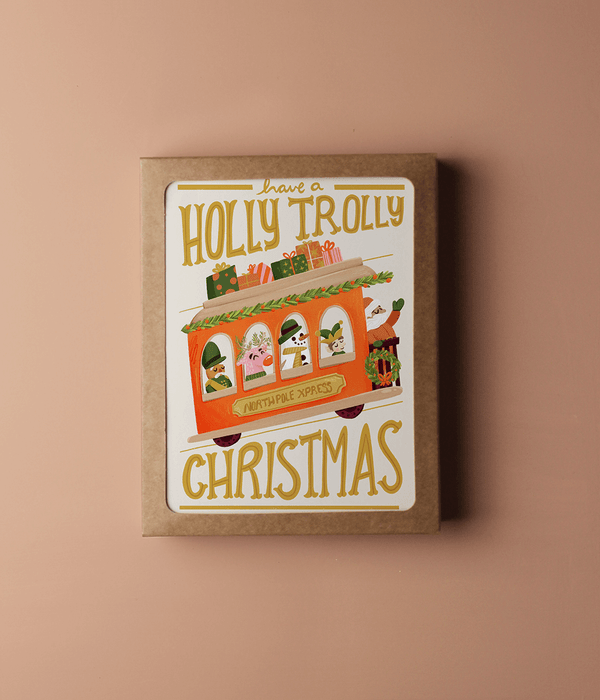 Holly Trolly Christmas, Boxed Set of 8