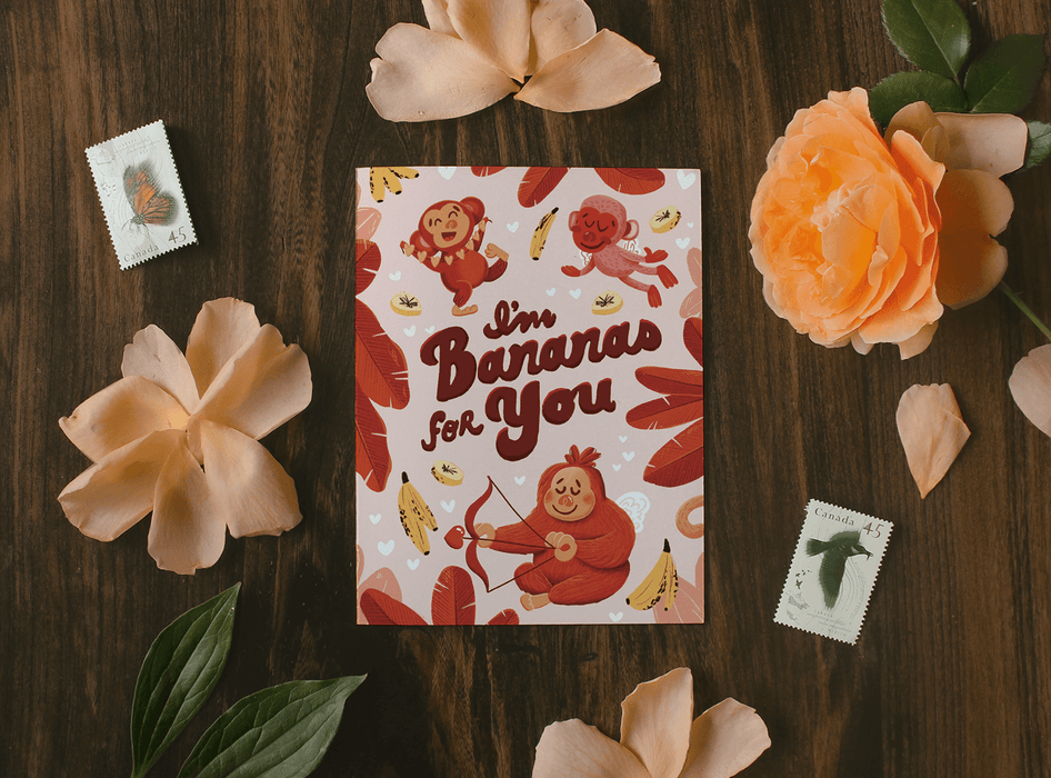 Bananas For You Card