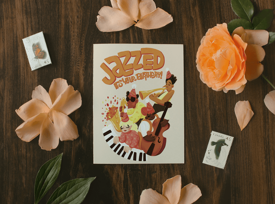 Jazzy Birthday Card