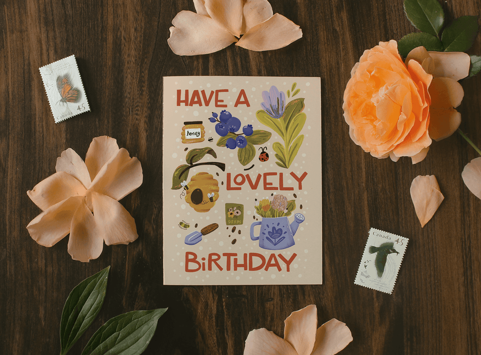 Lovely Birthday Garden Card