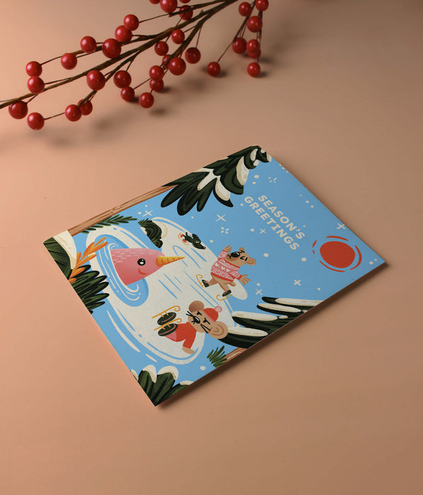 Winter Pond Card