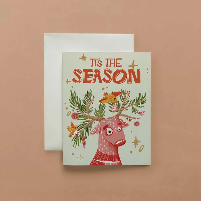 Festive Reindeer, Boxed Set of 8