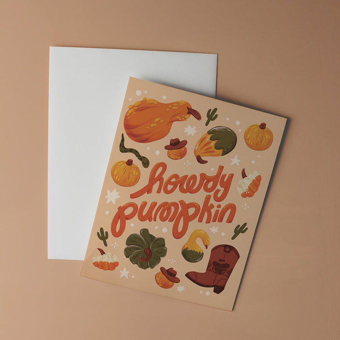 Howdy Pumpkin Card