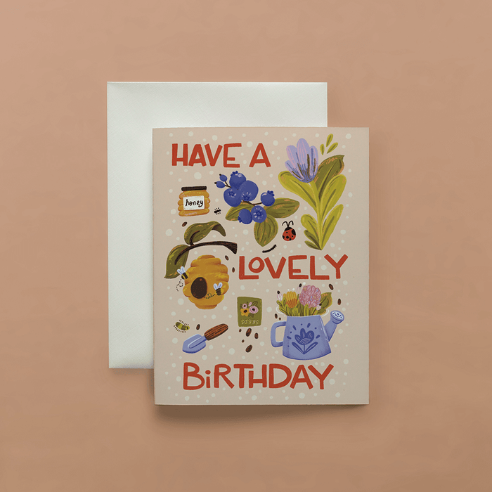Lovely Birthday Garden Card