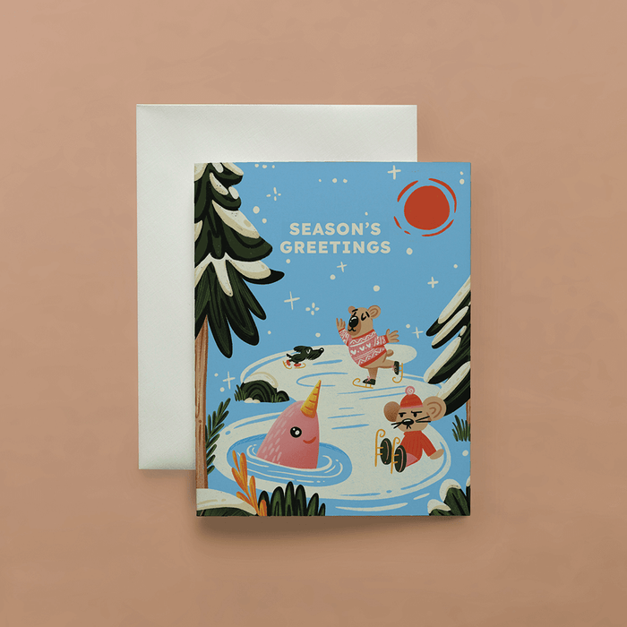 Winter Pond Card